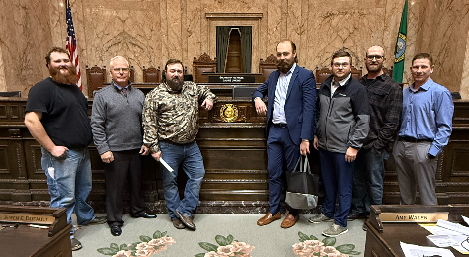 7 men at Lobby Day in Olympia 