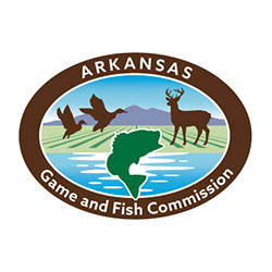 AR Game and Fish logo supporters of the Delta Waterfowl  Duck Hunters Expo